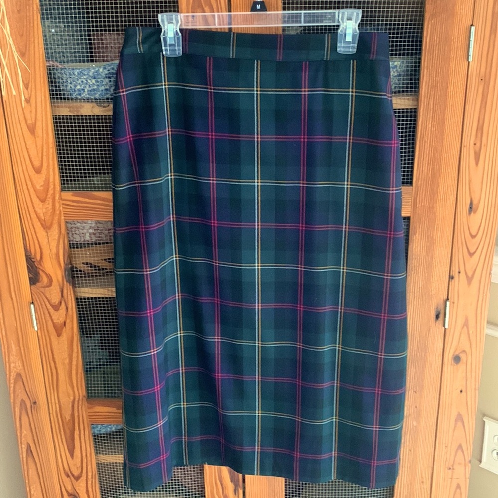 Christopher and Banks Plaid Skirt
